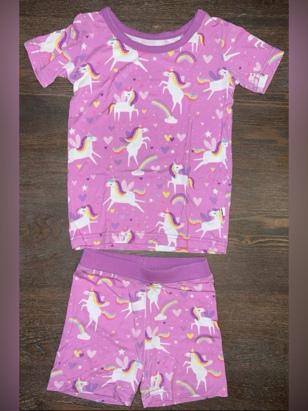 Little Sleepies Siennas Unicorns 2 piece Set 12-18 mo